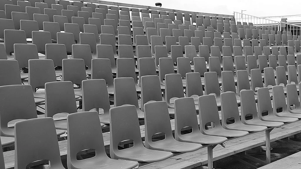 Empty cinema interior at the Berlinale Palast.